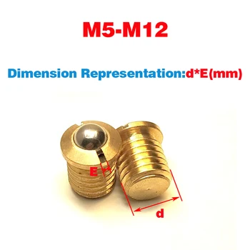 פליז אוגן האביב פותח סתימות, לחץ על חרוז קבוע גל בורג M5-M12