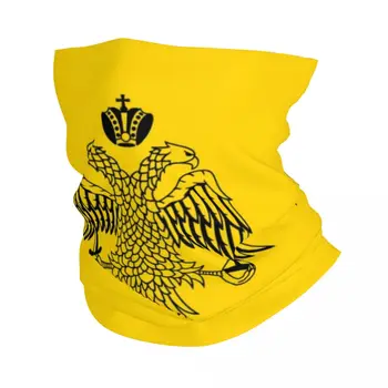 הביזנטית הקיסרי הדגל על ידי יוונים אורתודוקסים כנסיות הצוואר Gaiter גברים, נשים, הגנת UV החורף בנדנה, צעיף לטיולים