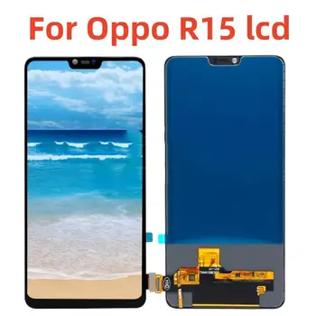 עבור Oppo R15 מסך LCD עבור Oppo R15 תצוגת LCD מסך מגע דיגיטלית הרכבה עבור Oppo R15 lcd