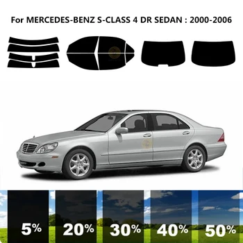 Precut nanoceramics המכונית UV גוון חלון ערכת רכב חלון סרט MERCEDES-BENZ S-CLASS W220/V220 4 ד 