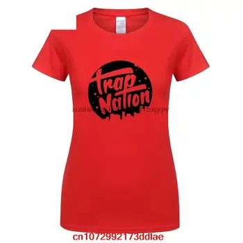 המפורסם טי חולצת כותנה פשוטה דחיסה מלכודת האומה סגול טי-שירט נשים היפ-הופ בסיס צוואר עגול באינטרנט בד