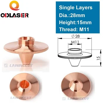 QDLASER לייזר חרירי יחיד שכבה כפולה דיה.28 מ 