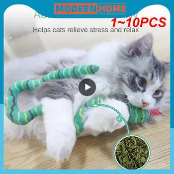 1~10PCS מצויר חתול מחמד צעצוע מקל נוצות רוד עכבר צעצוע עם מיני פעמון החתול תופס טיזר אינטראקטיבי לחתול צעצוע חתלתול игрушки для