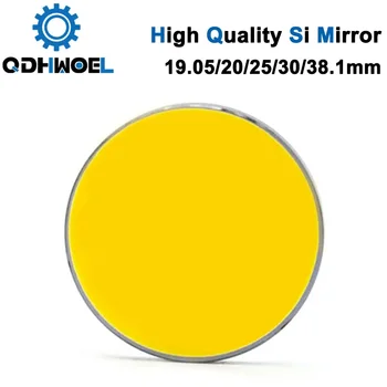 QDHWOEL לייזר Co2 מראות לייזר זהב מצופה סיליקון רפלקטור עדשות דיה. 19 20 25 30 38.1 מ 