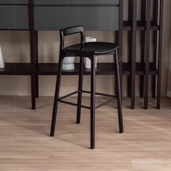 גבוה מודרני כסאות בר מעץ תעשייתי הקבלה מרגיע בר כסאות מעצב ארגונומי Taburetes האלטים Cocina ריהוט הבית