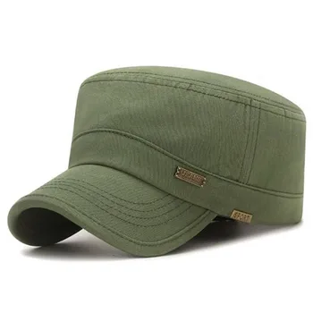 חדש בסתיו כותנה רחיץ צבאי כובעים לגברים גולף כובע מחנאות, דיג כובע גברים שטוח כובע של חיל הים כובעי נסיעות כובע Snapback כובע