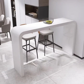 אסתטי זמן שולחן בר גבוה קוקטייל עיצוב המטבח דלפק שולחן מועדון לילה גבוה Tavoli דה-Pranzo הרהיטים בסלון