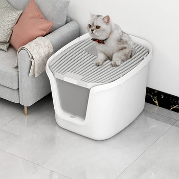 גדולה נייד ארגז חול וילה חתול הסירים נוח שירותים ניפוי של חתול-הבית הסירים המשחקים Arenero גאטוס מוצרים לחיות מחמד RR50CB
