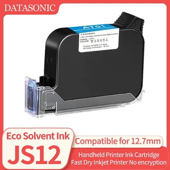 JS12 JS12M Eco Solvent Ink דיו תרמית כף יד דיו למדפסת עבור 600 DPI נייד תאריך התפוגה 12.7 מ 