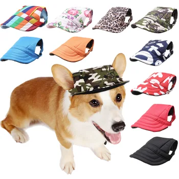 הקיץ הכלב חיית המחמד כובע כובע חיצוני הכלב כובע בד קטן הכלב קרם הגנה אביזרים