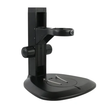 זמן אנכי נסיעות טווח אוניברסלי סטריאו מיקרוסקופ שולחן לעמוד התמקדות מתלה 76mm קוטר עבור המשקפת Trinocular