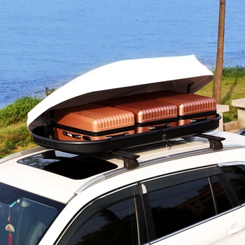 צד כפול הפתיחה המכונית Lugguge פלסטיק ABS גג מוביל מטענים תיבת אחסון על גג המכונית תיבות