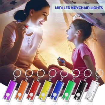 מיני פנס מיני LED מחזיק מפתחות אורות כיס בגודל מחזיק מפתחות פנס לפיד אור חירום אסטיגמציה אור לבן אור