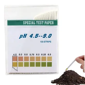 PH בדיקות רצועות עבור מים 100pcs ניטור PH גלאי נייר עם 1-14 בדיקות טווח בדיקת איכות המים רצועות עבור