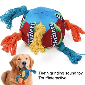 סקוויקי צעצוע לעיסה בדידות רגשית לשחרר את השיניים כלבים עמיד חבל צעצוע juguetes para perro
