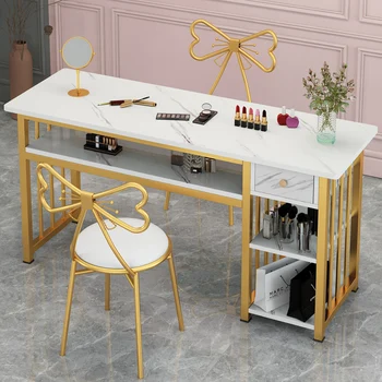 מקצועי מניקור שולחן סלון יופי תותבת אסתטית ציפורניים שולחן ההלבשה סלון Nageltisch היופי רהיטים LJ50MT