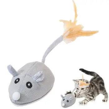 העברת חתול עכבר צעצועים לחתול צעצועים לחתולים מקורים אוטומטי חתול שרביט צעצוע עם התפשטות אלקטרוניים תנועה/העברת צעצועים לחתולים &