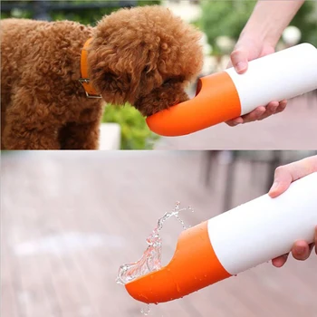 נייד נסיעות הכלב מתקן המים גומי פלסטיק ABS חיית המחמד שותה בקבוק Pet מים מזון מזין רב-שימושית ציוד לחיות מחמד