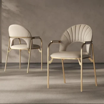 עיצוב נורדי יהירות סלון כסאות אוכל מרגיע הפנים נייד מודרני כסאות אוכל מטבח Sillas ריהוט הבית YX50DC