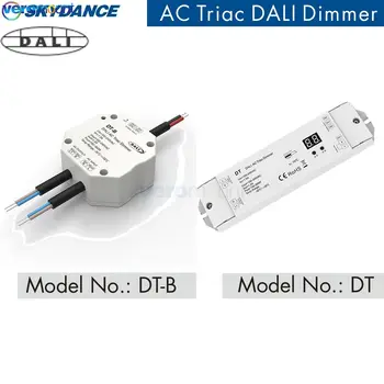 DT DT-B (DT4) 150W-360W 110V 220V AC Triac דאלי דימר Trailing Edge 1 דאלי כתובת 1CH כדי לעמעם מתג יחיד הצבע LED אור
