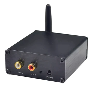 שחור Dlhifi APTX HD LDAC Bluetooth 5.0 מקלט לפענח אודיו לוח PCM5102A CSR8675 24BIT I2S DAC פענוח(ב)
