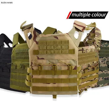 טקטי ציד, אקדח אוויר ציוד מגן צבאי JPC שטוח נושא אפוד מגן Molle קרבית בצבא כדור צבע הסוואה האפוד