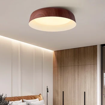 נורדי LED אורות התקרה עבור סלון, חדר שינה למסדרון Luminaire לבן שחור אפור המנורה Dropshipping lustres e pendentes