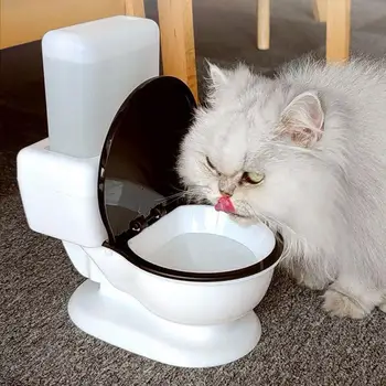 מחמד מזרקת מים באיכות מזון פלסטיק Pet מזרקת מים אוטומטי חתול טואלט מתקן המים לשתות קערה עם קל
