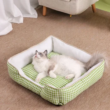 הנסיכה המיטה כלב מתוק בדיקות חתלתול חתול-הבית הקן ארבע עונות מלונה מזרן רך מיטת ספה ציוד לחיות מחמד
